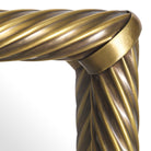 Mirror Salvi rectangular vintage brass finish by Eichholtz