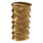 Vase Rapho vintage brass finish by Eichholtz