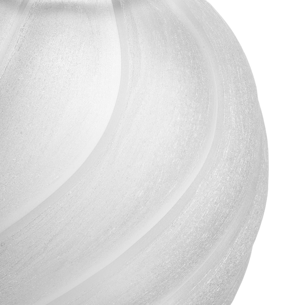 Vase Sicilia S white glass by Eichholtz