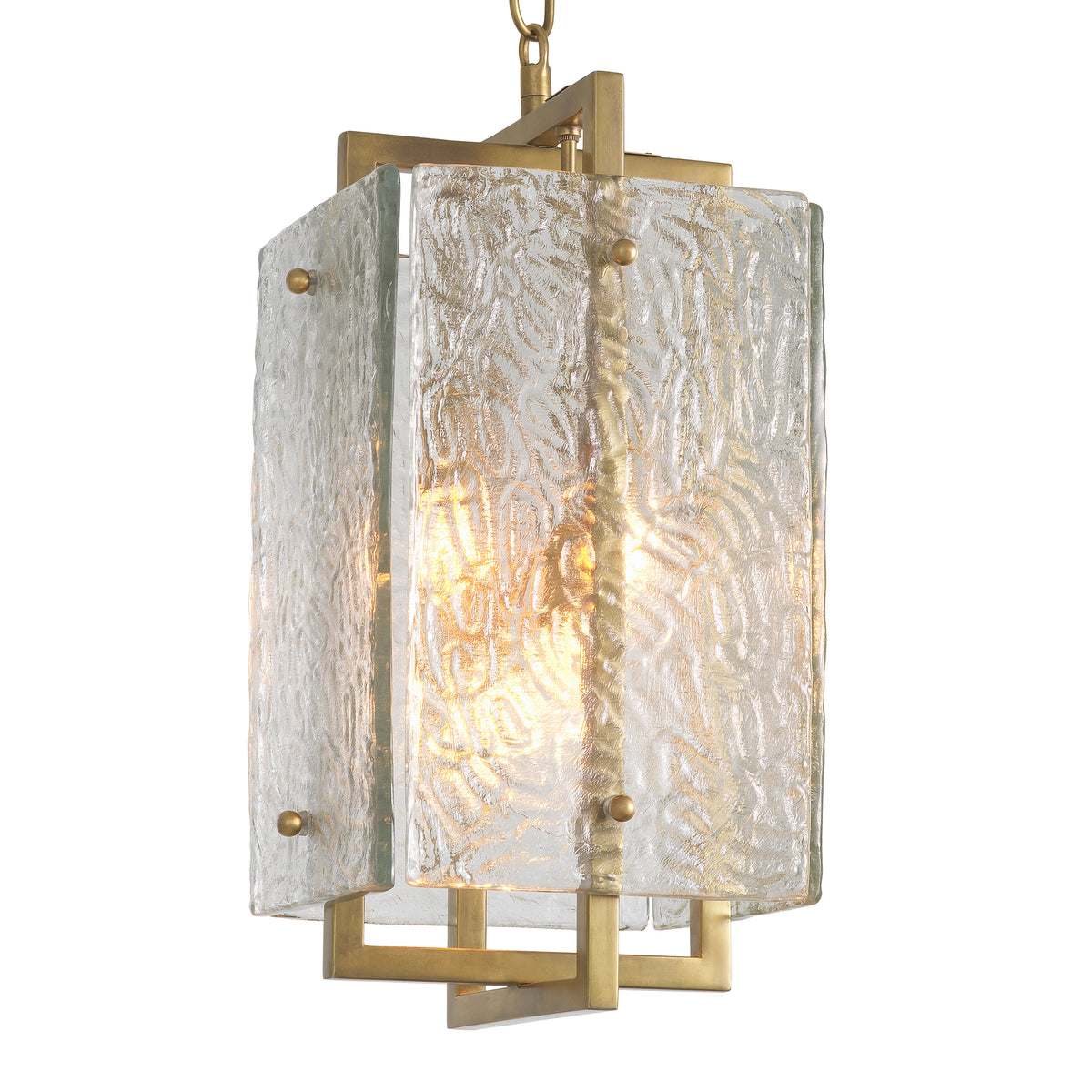 Pendant Solara vintage brass finish by Eichholtz