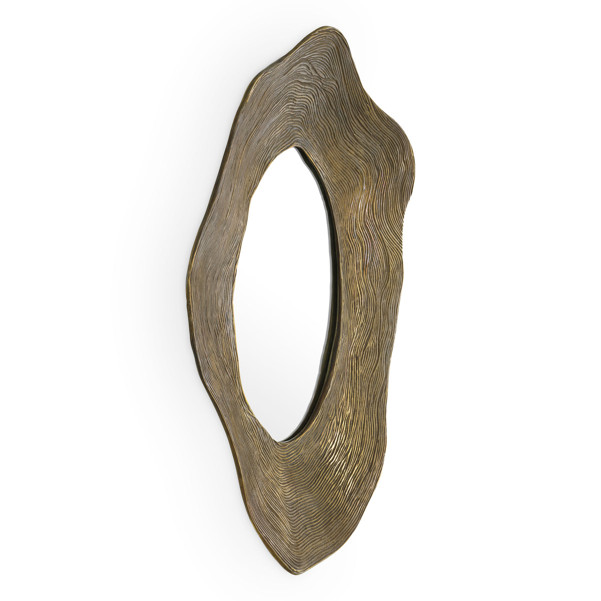 Mirror Pavona vintage brass finish by Eichholtz