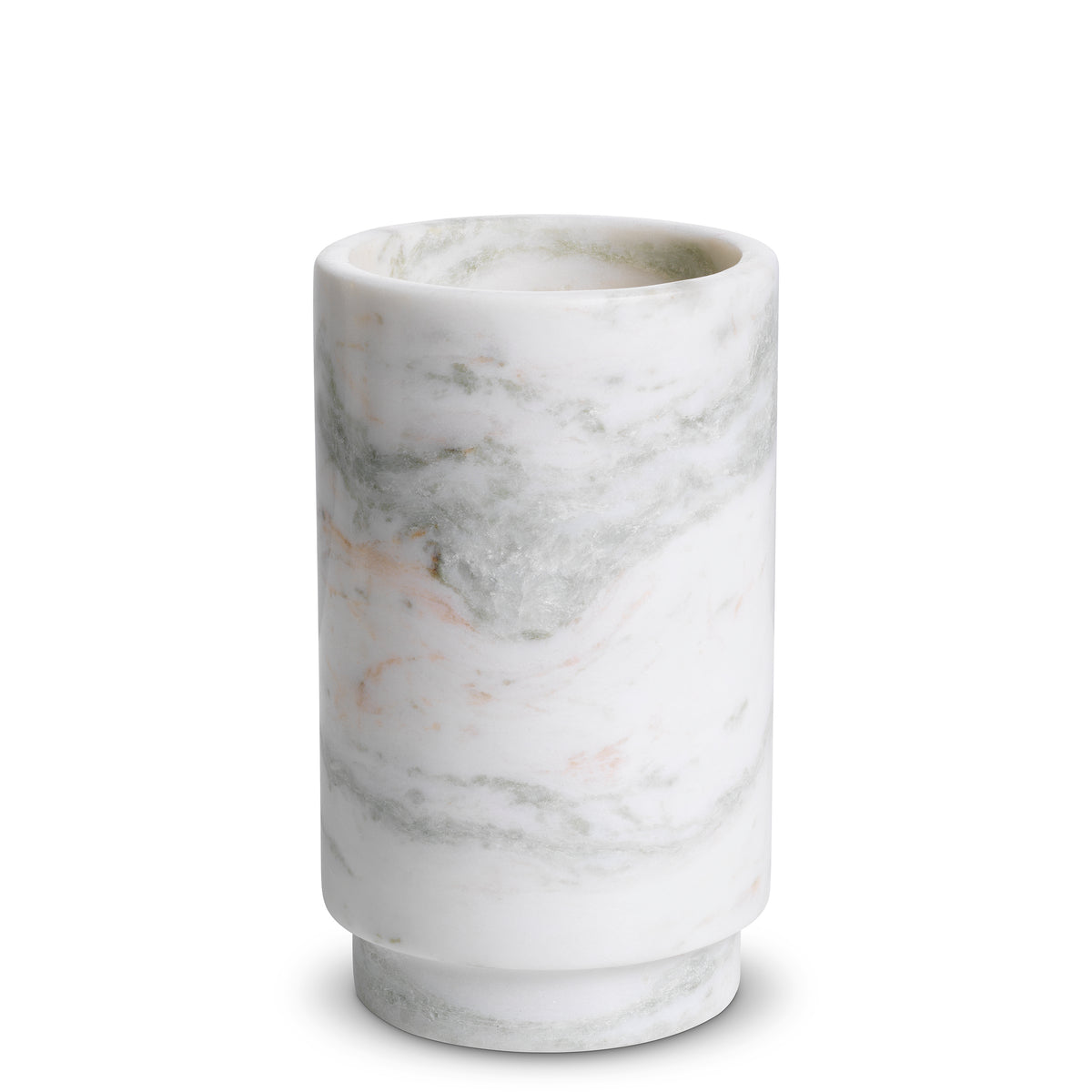 Tealight Holder Leonidas green onyx set of 3 by Eichholtz