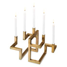 Candle Holder Skyline vintage brass finish by Eichholtz