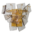 Wall Lamp Biltmore antique brass finish light smoke glass by Eichholtz