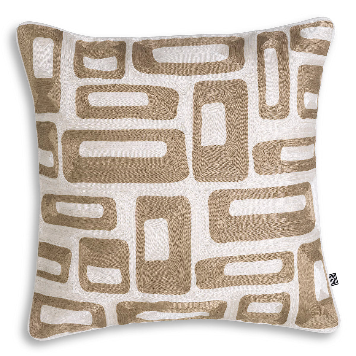 Cushion Cerva beige white by Eichholtz