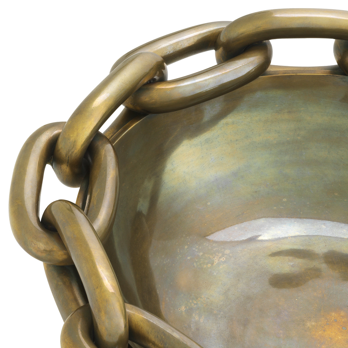 Bowl Merona vintage brass finish by Eichholtz