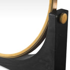 Table Mirror Vivaldi vintage brass finish black marble by Eichholtz