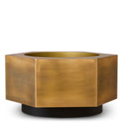 Planter Montura low vintage brass finish by Eichholtz