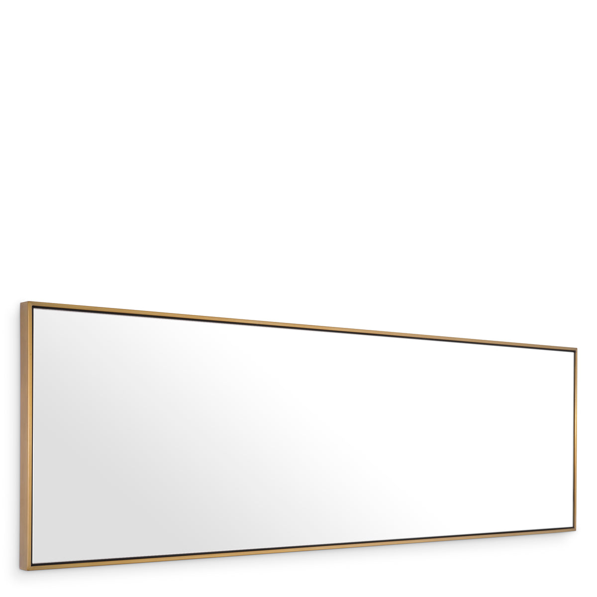 Mirror Redondo L brushed brass finish by Eichholtz
