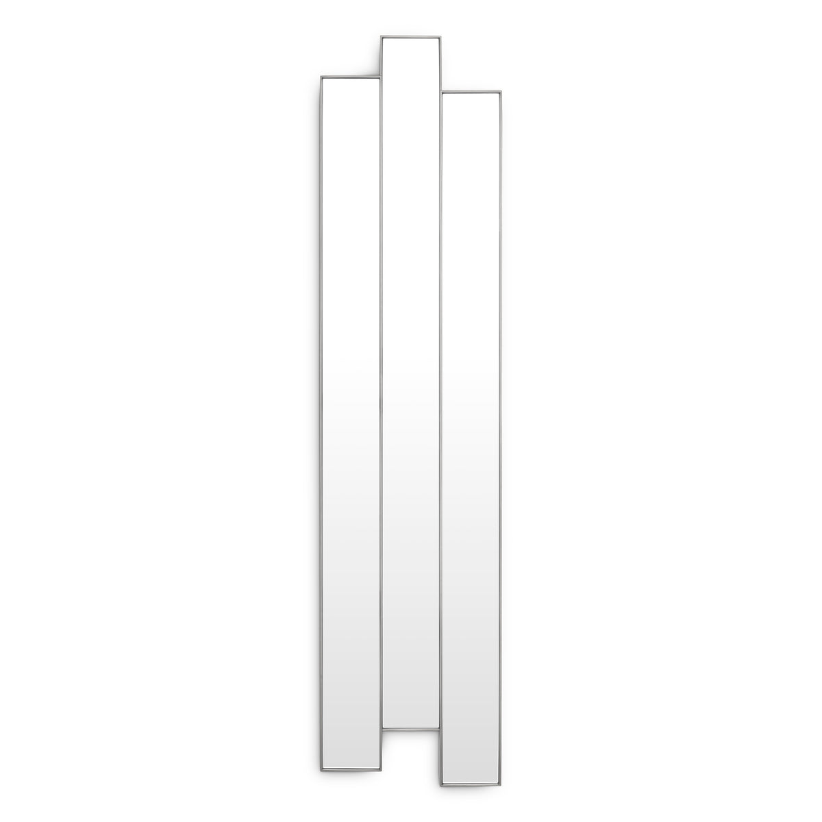 Mirror Novella brushed steel finish by Eichholtz