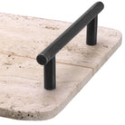 Tray Ugo travertine bronze highlight finish by Eichholtz