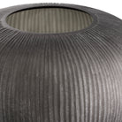 Vase Bayly stone finish glass by Eichholtz