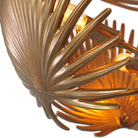 Chandelier Foliage vintage brass finish by Eichholtz