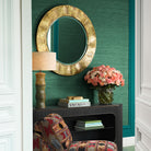Mirror Ronin hammered vintage brass finish by Eichholtz