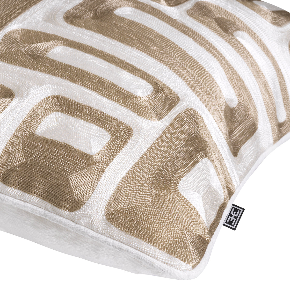 Cushion Cerva beige white by Eichholtz
