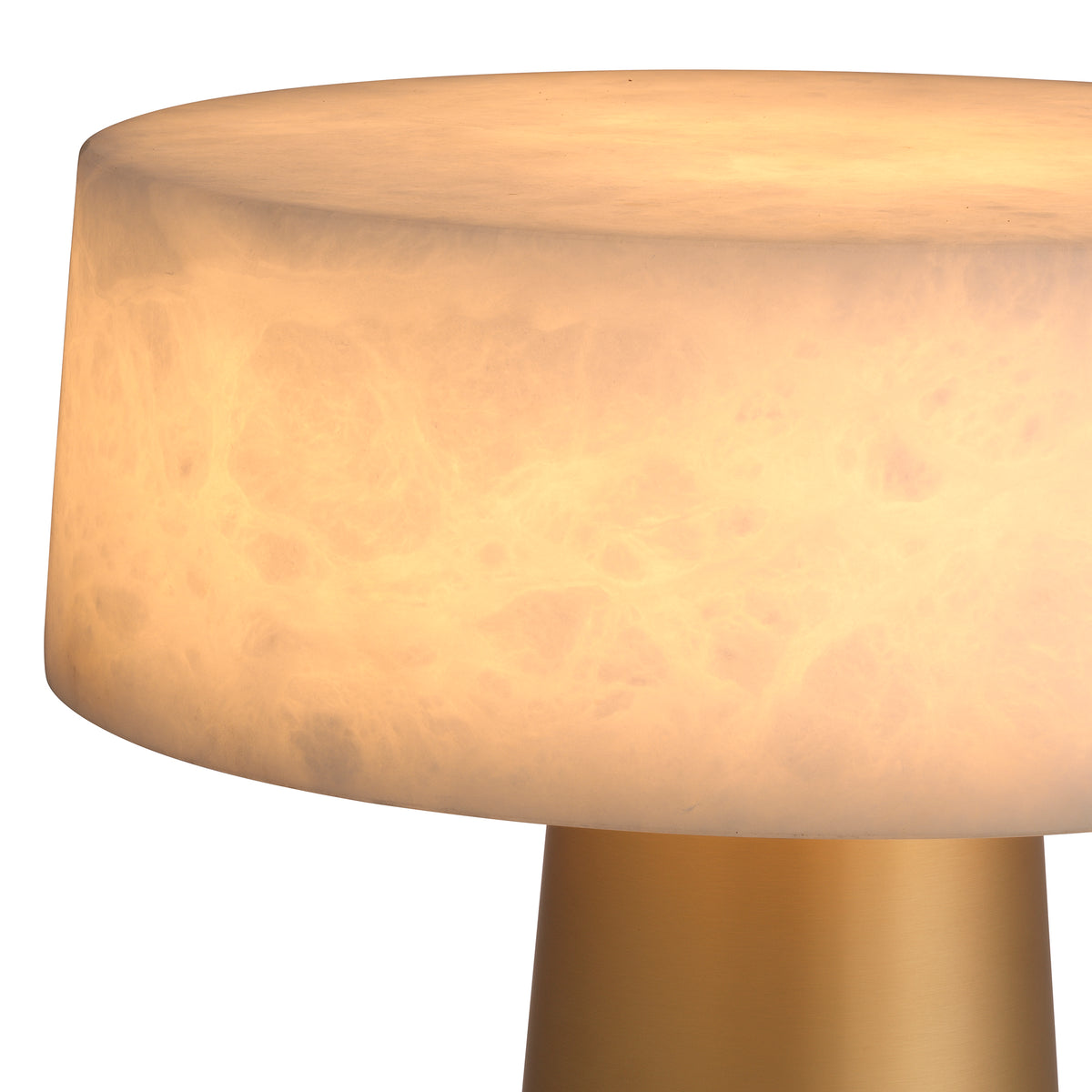 Table Lamp Cinco antique brass finish alabaster by Eichholtz