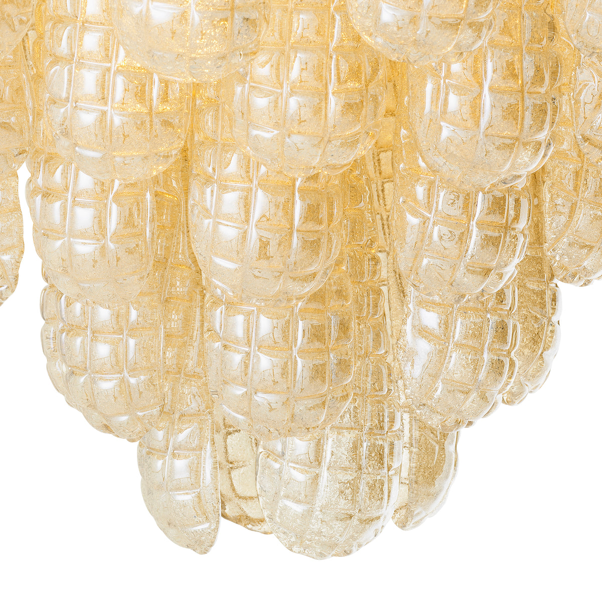 Chandelier Chaves S champagne colored glass by Eichholtz