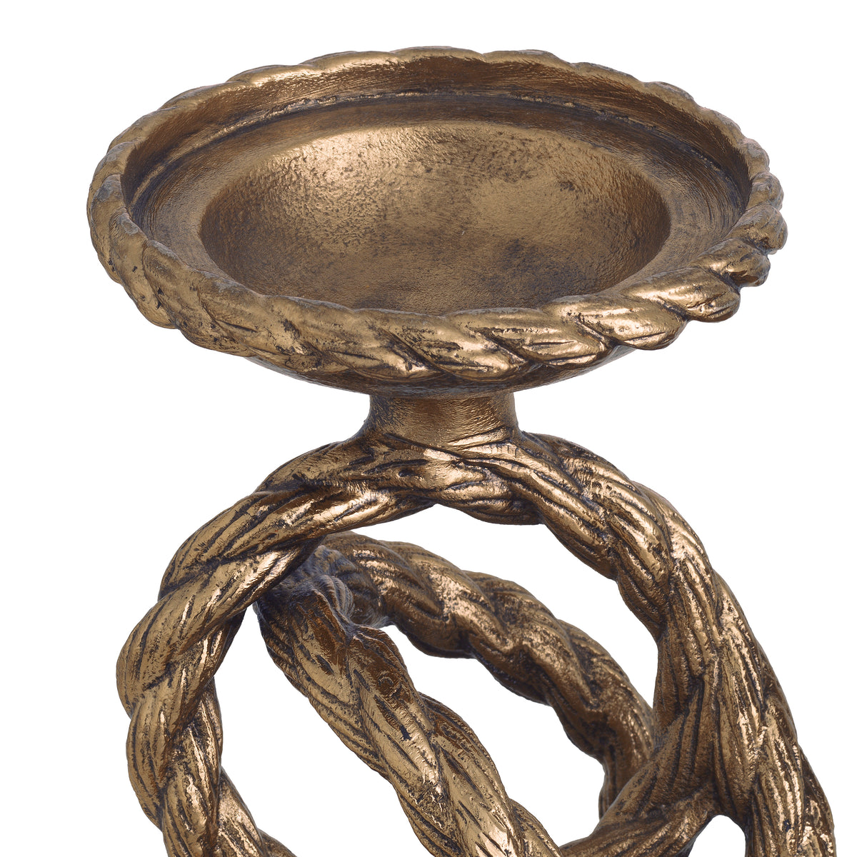 Candle Holder Corwyn antique brass set of 2 by Eichholtz