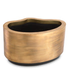 Planter Monza vintage brass finish by Eichholtz