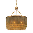 Chandelier Tissot S antique brass finish by Eichholtz