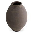 Vase Moon Jar taupe finish L by Eichholtz