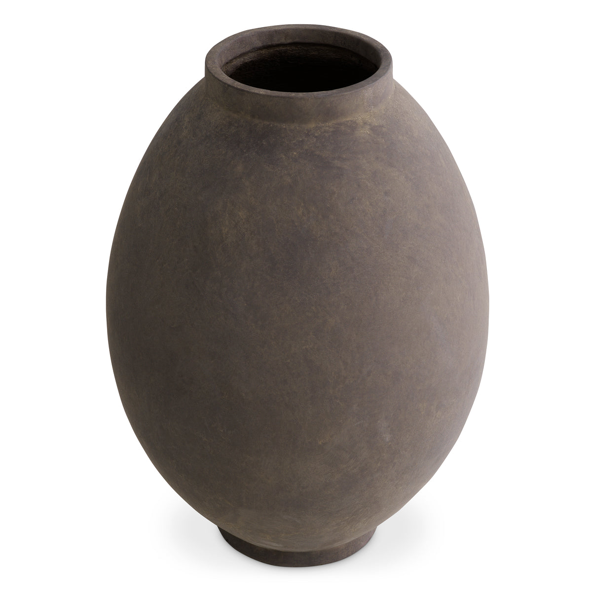 Vase Moon Jar taupe finish L by Eichholtz