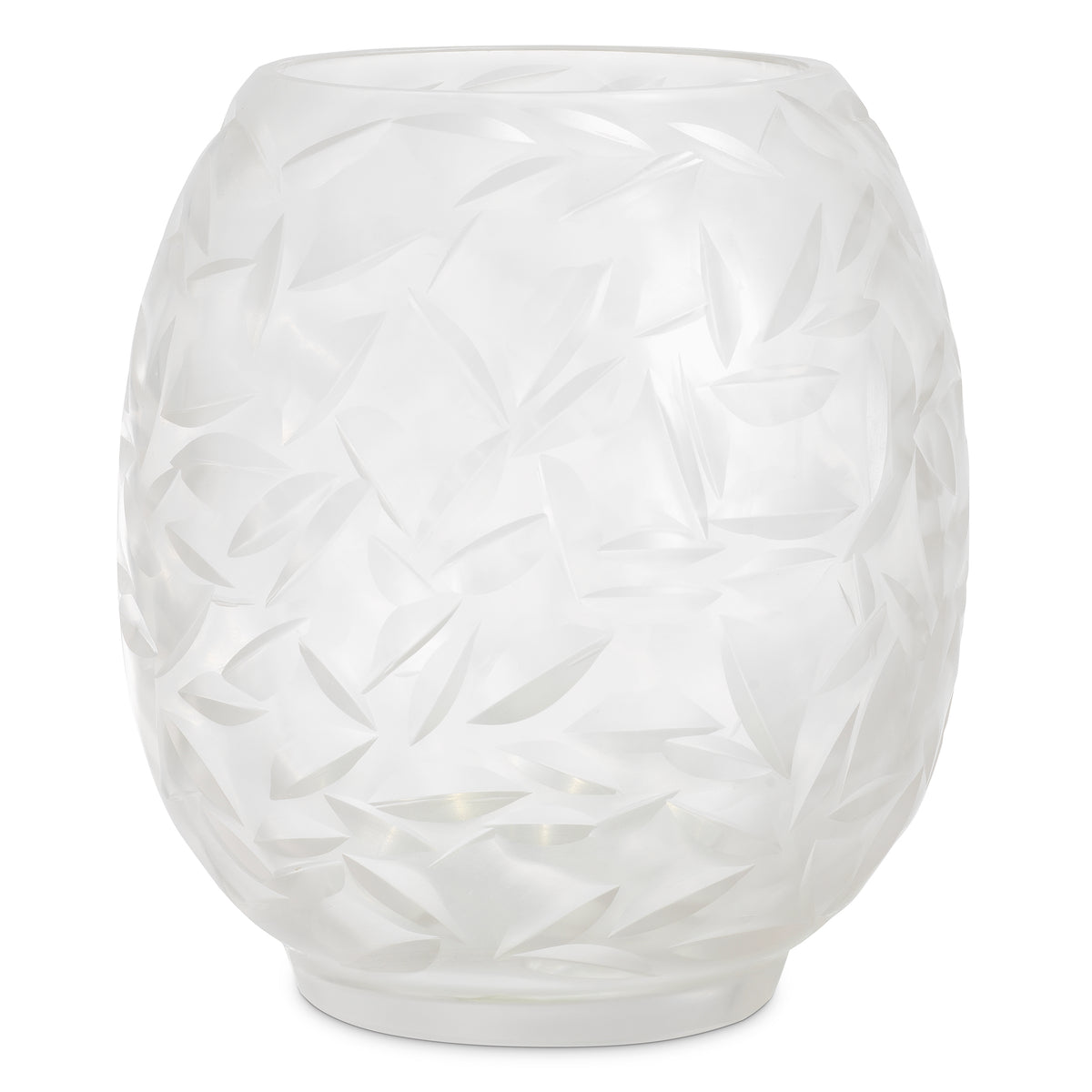 Vase Hadleigh clear color glass by Eichholtz