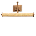 Wall Lamp Luca L rattan antique brass finish by Eichholtz