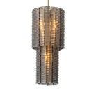 Chandelier Imperial S brushed brass finish smoke glass by Eichholtz