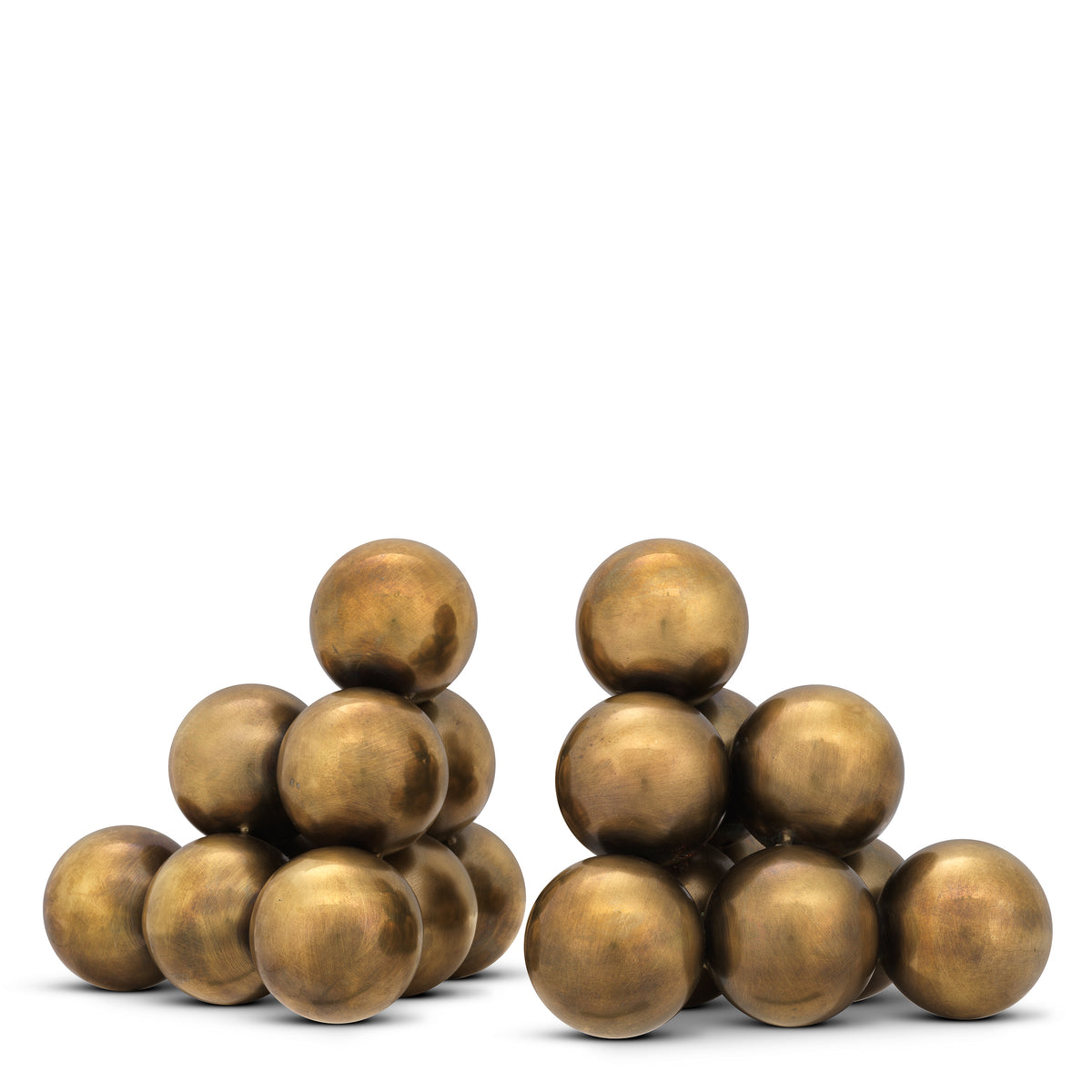 Bookend Carioca vintage brass finish set of 2 by Eichholtz
