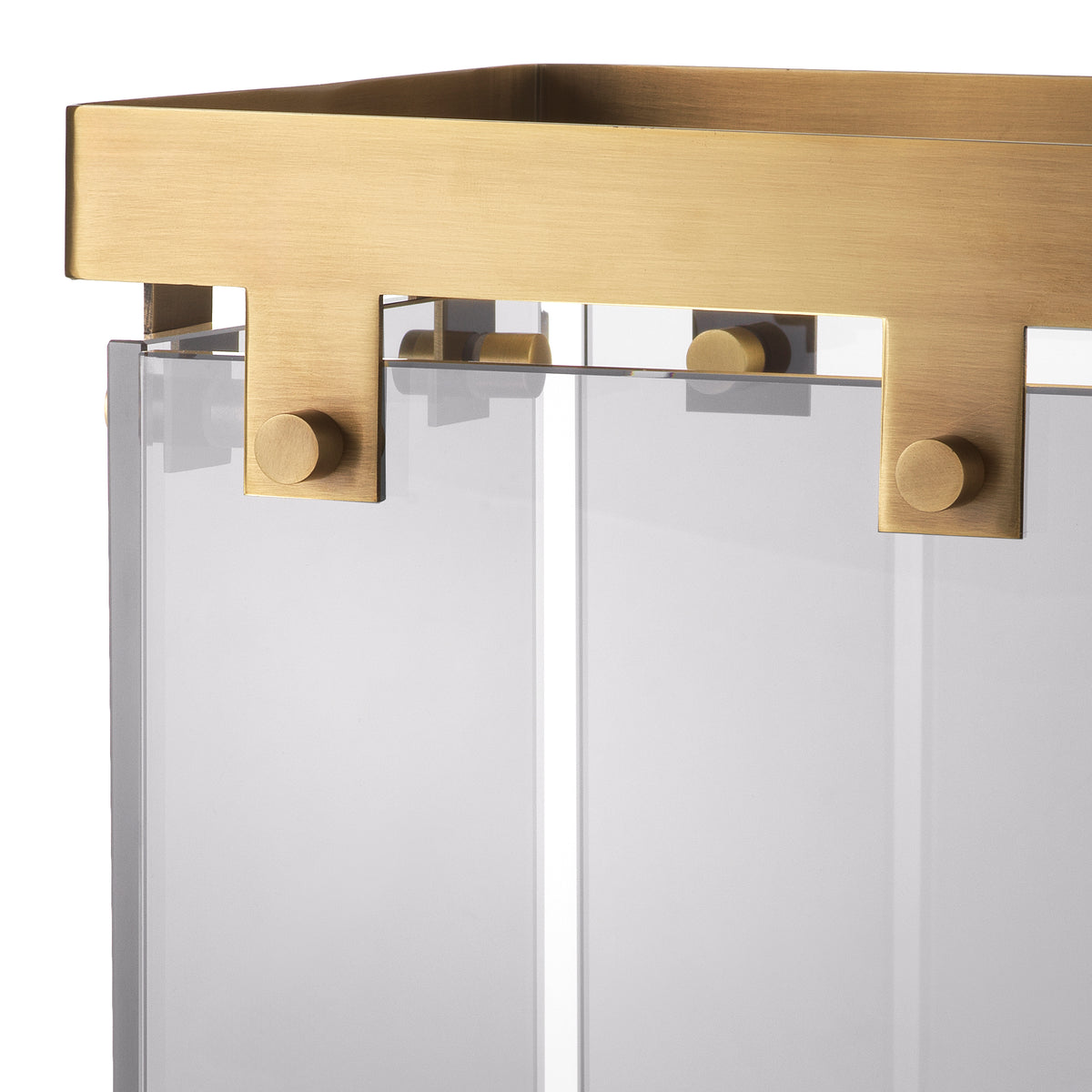 Hurricane Heston L smoke glass by Eichholtz
