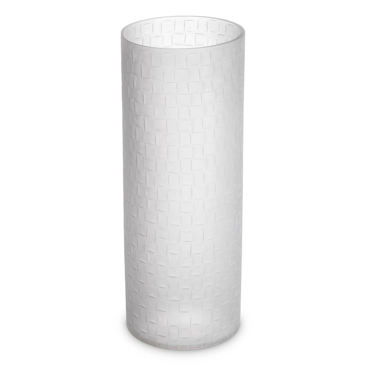 Vase Calista M frosted glass by Eichholtz