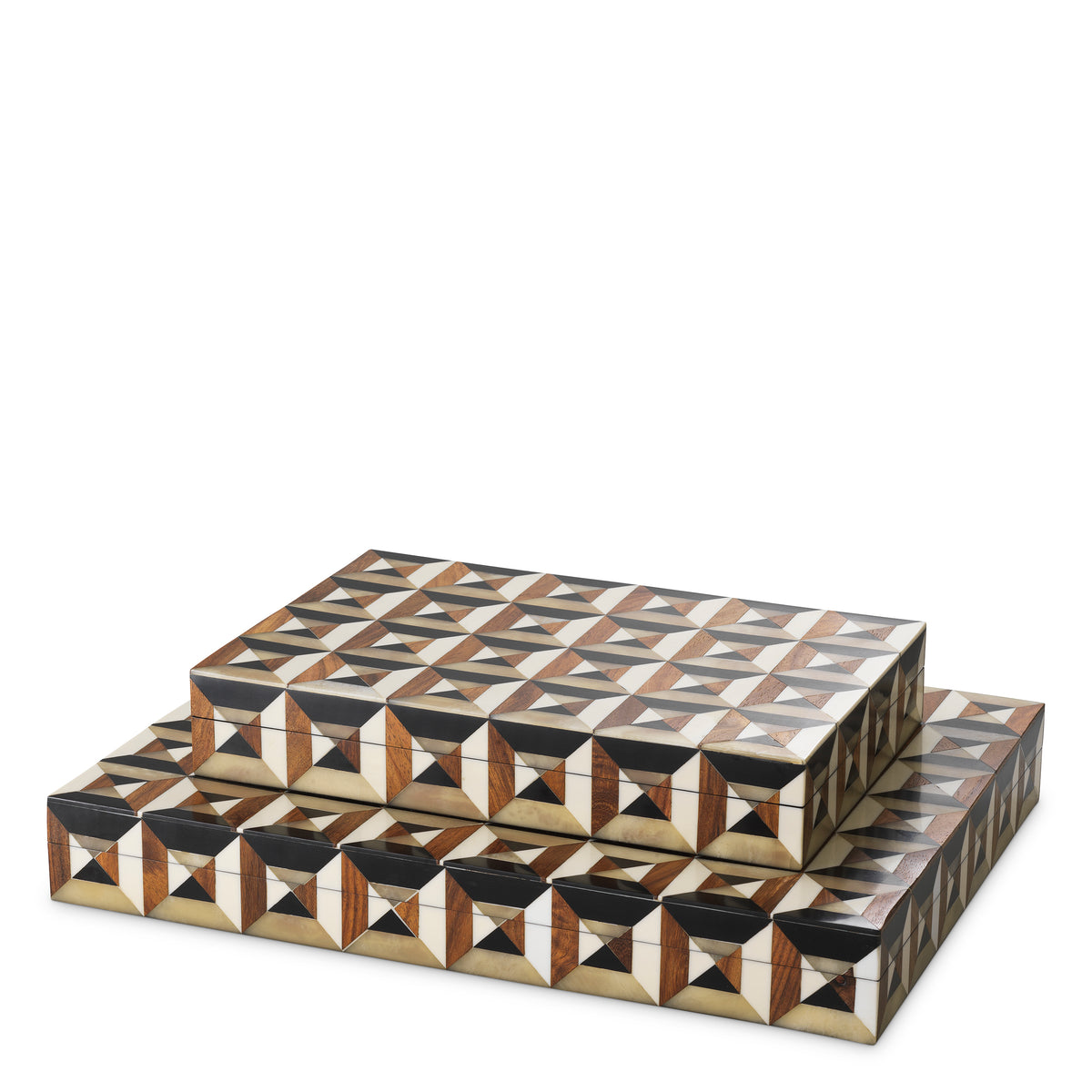Box Marwood S brown black white by Eichholtz