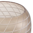 Vase Tarano L matte sand color glass by Eichholtz