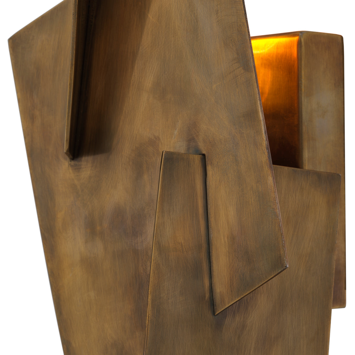 Wall Lamp Origami vintage brass finish by Eichholtz