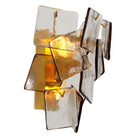 Wall Lamp Biltmore antique brass finish light smoke glass by Eichholtz