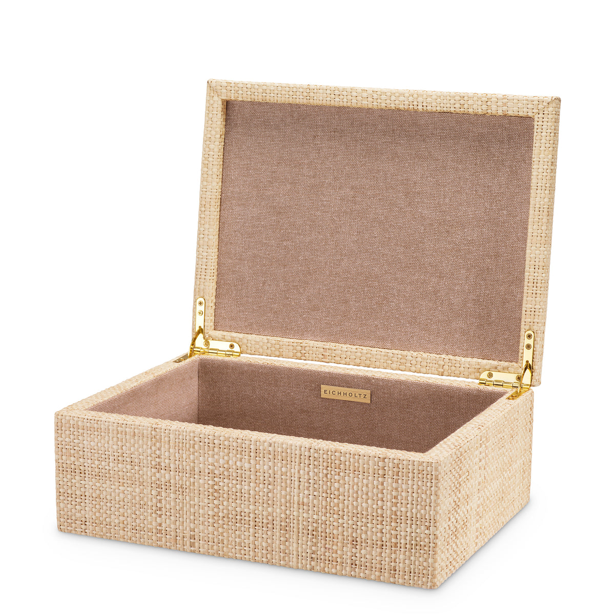 Box Cadiz S natural raffia by Eichholtz