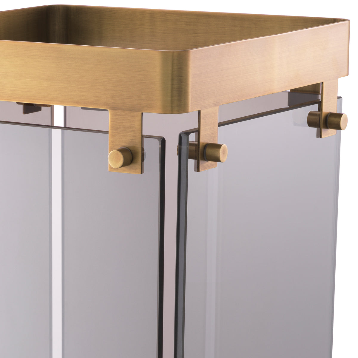 Umbrella Stand Heston smoke glass by Eichholtz