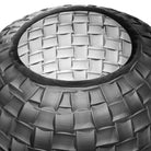 Vase Varese L grey glass by Eichholtz