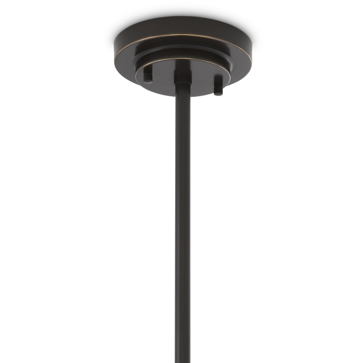 CDJ Chandelier Andromeda bronze highlight finish smoke glass by Eichholtz