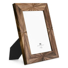 Picture Frame Harvard L straw marquetry brown by Eichholtz
