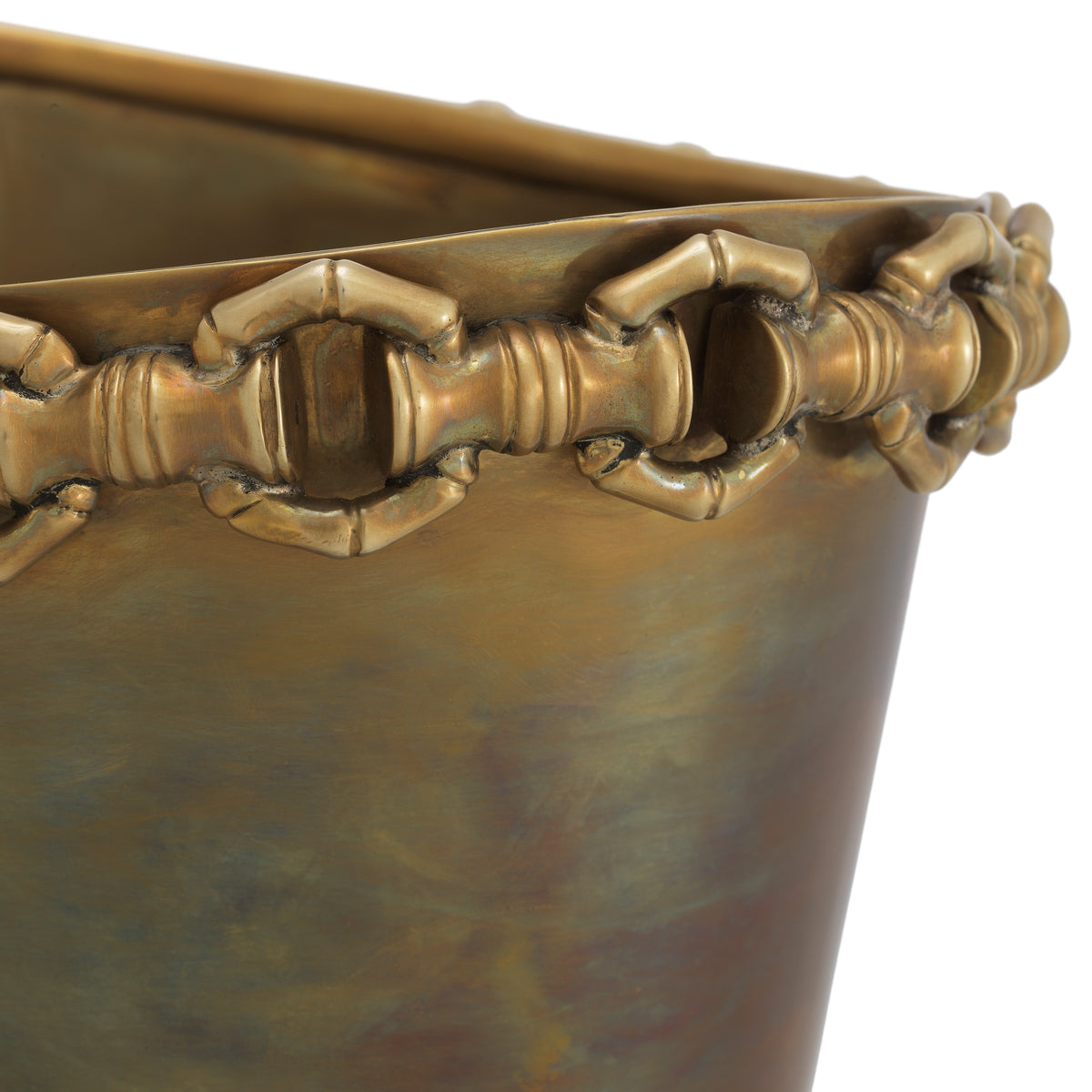 Wine Cooler Clementine vintage brass finish by Eichholtz