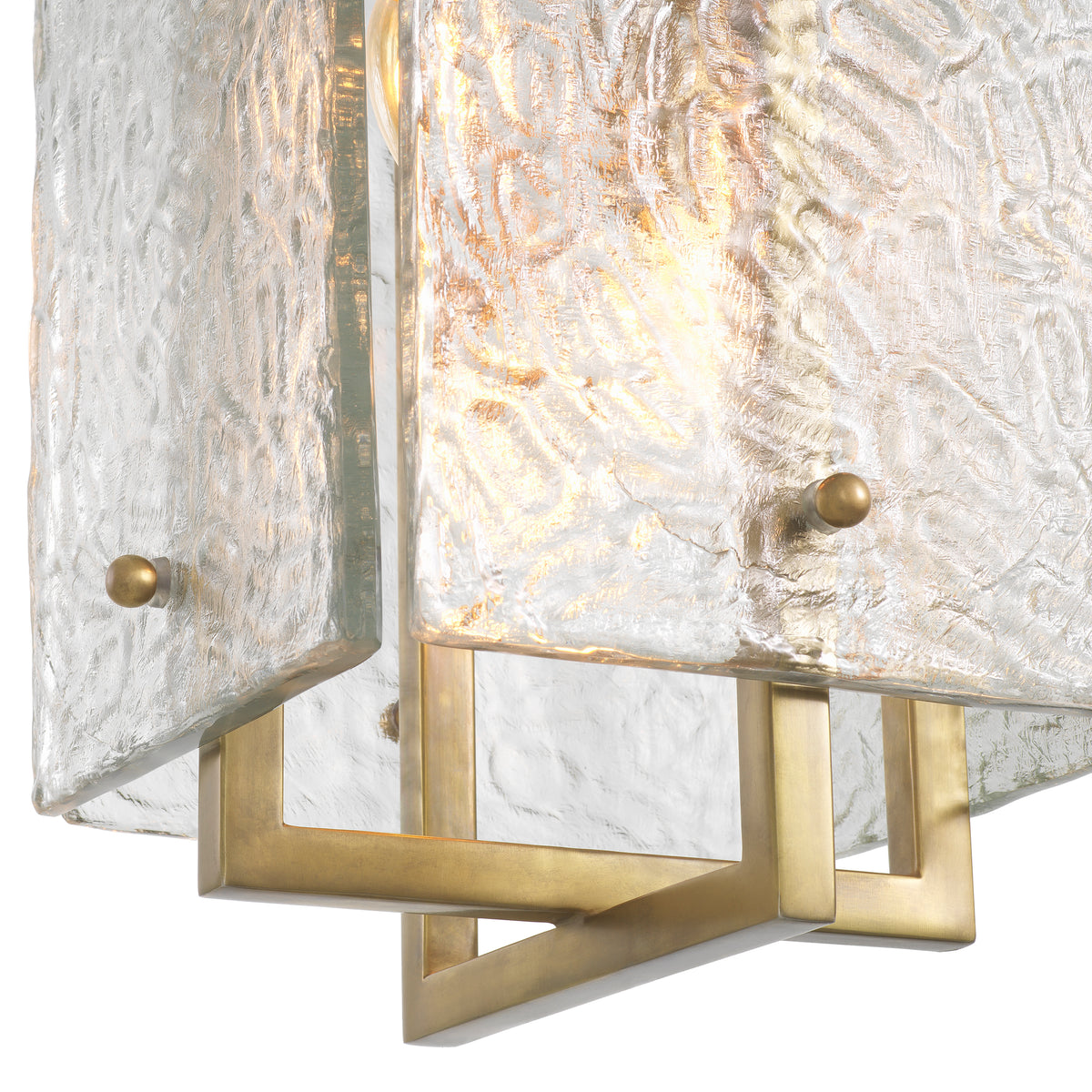 Pendant Solara vintage brass finish by Eichholtz