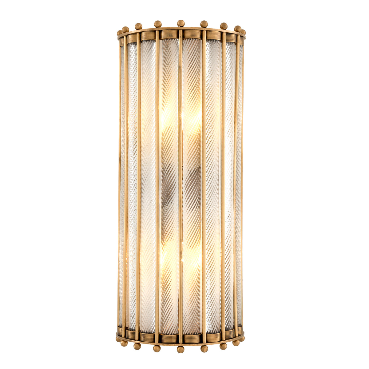 Wall Lamp Tiziano L antique brass finish by Eichholtz