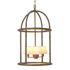Pendant Montrose vintage brass finish incl white shades by Eichholtz