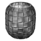 Vase Varese S grey glass by Eichholtz