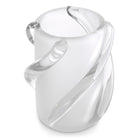 Vase Celestino S frosted white glass by Eichholtz