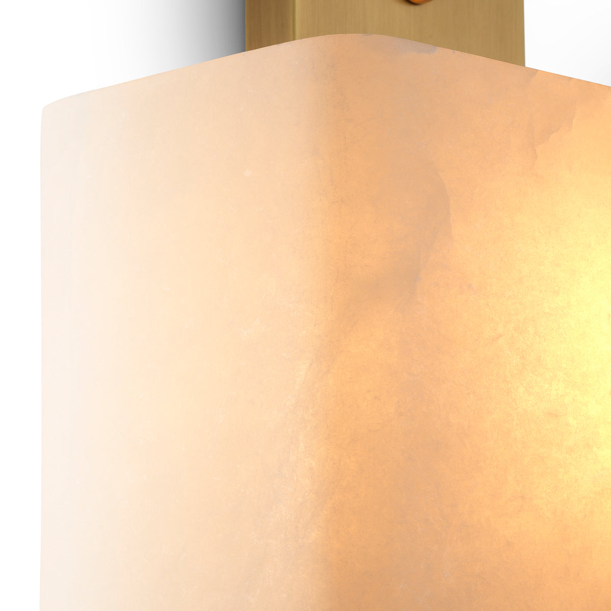 CDJ Wall Lamp Melbourne antique brass finish alabaster by Eichholtz