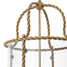 Pendant Preston vintage brass finish incl white shades by Eichholtz