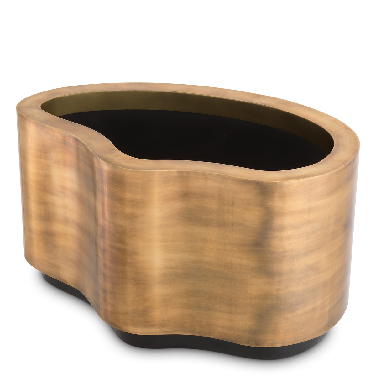 Planter Monza vintage brass finish by Eichholtz